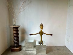 Bambara puppet figurine, African tribal art, circa 1950