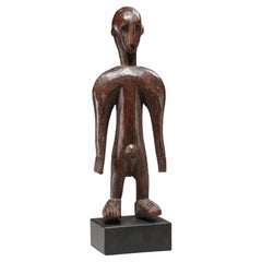 Bambara Standing Male Figure Powerful Shoulders Mali Africa