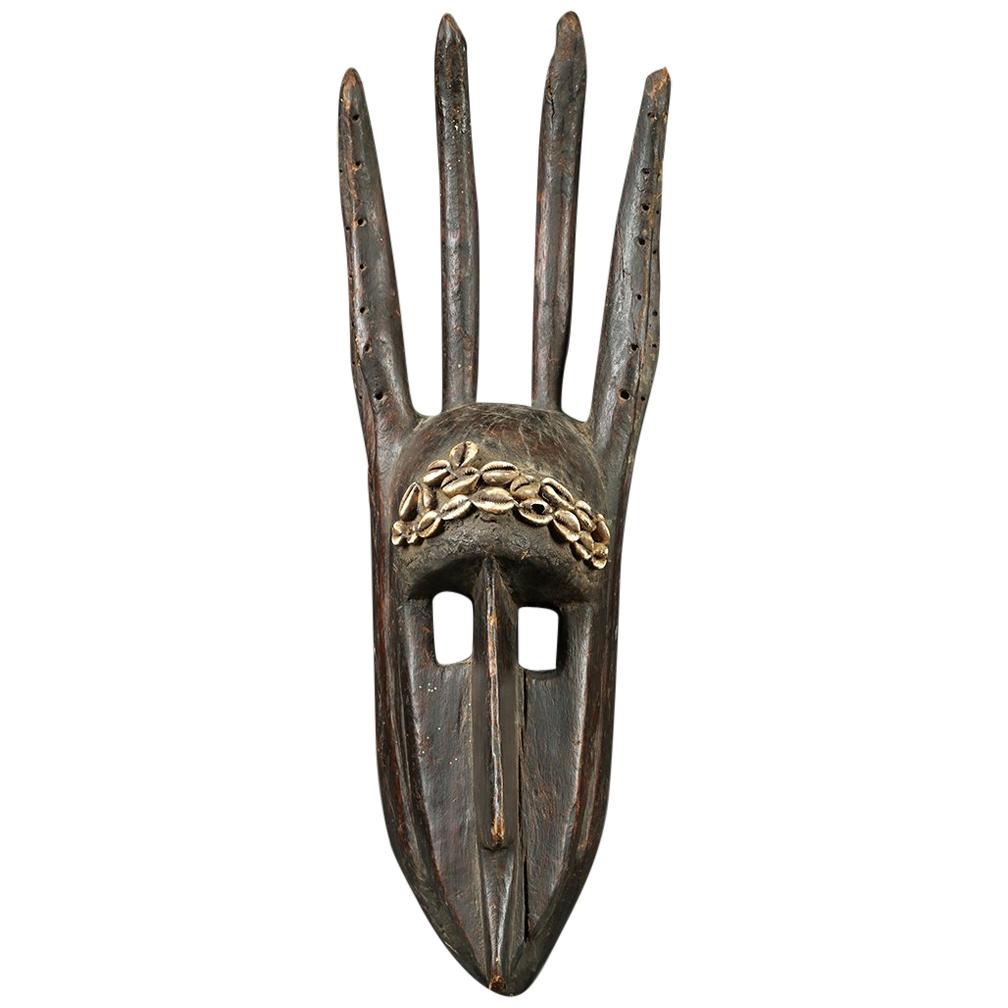 Bambara Tribal African Antelope Mask, Mali