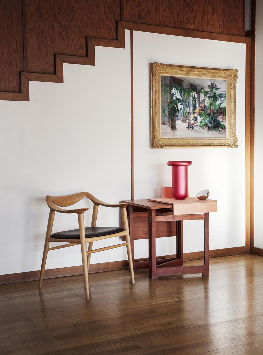 Moderno Sedia da pranzo Bambi 57/3 di Fjord Fiesta in massello di Oak in vendita