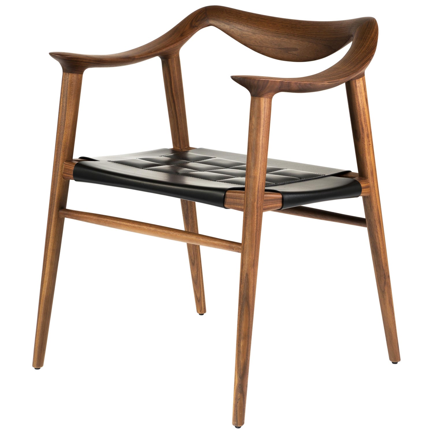 Bambi 57 Armchair Walnut, New Edition For Sale at 1stDibs