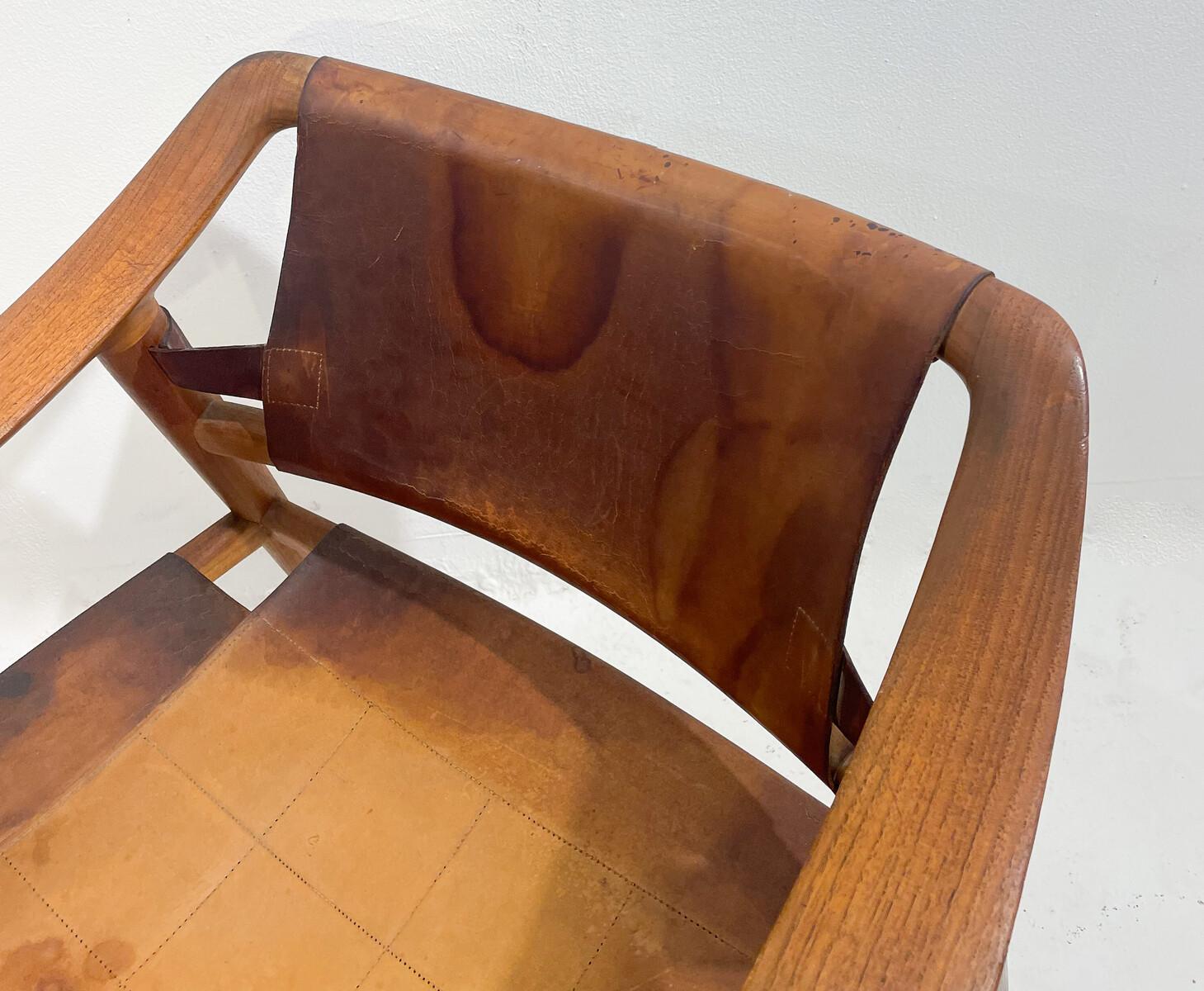 'Bambi' Armchair by Rolf Rastas & Adolf Relling For Gustav Bahus, 1940s In Good Condition For Sale In Brussels, BE