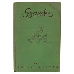 Bambi by Felix Salten, Illustrated by Kurt Wiese, Early American Printing, 1931