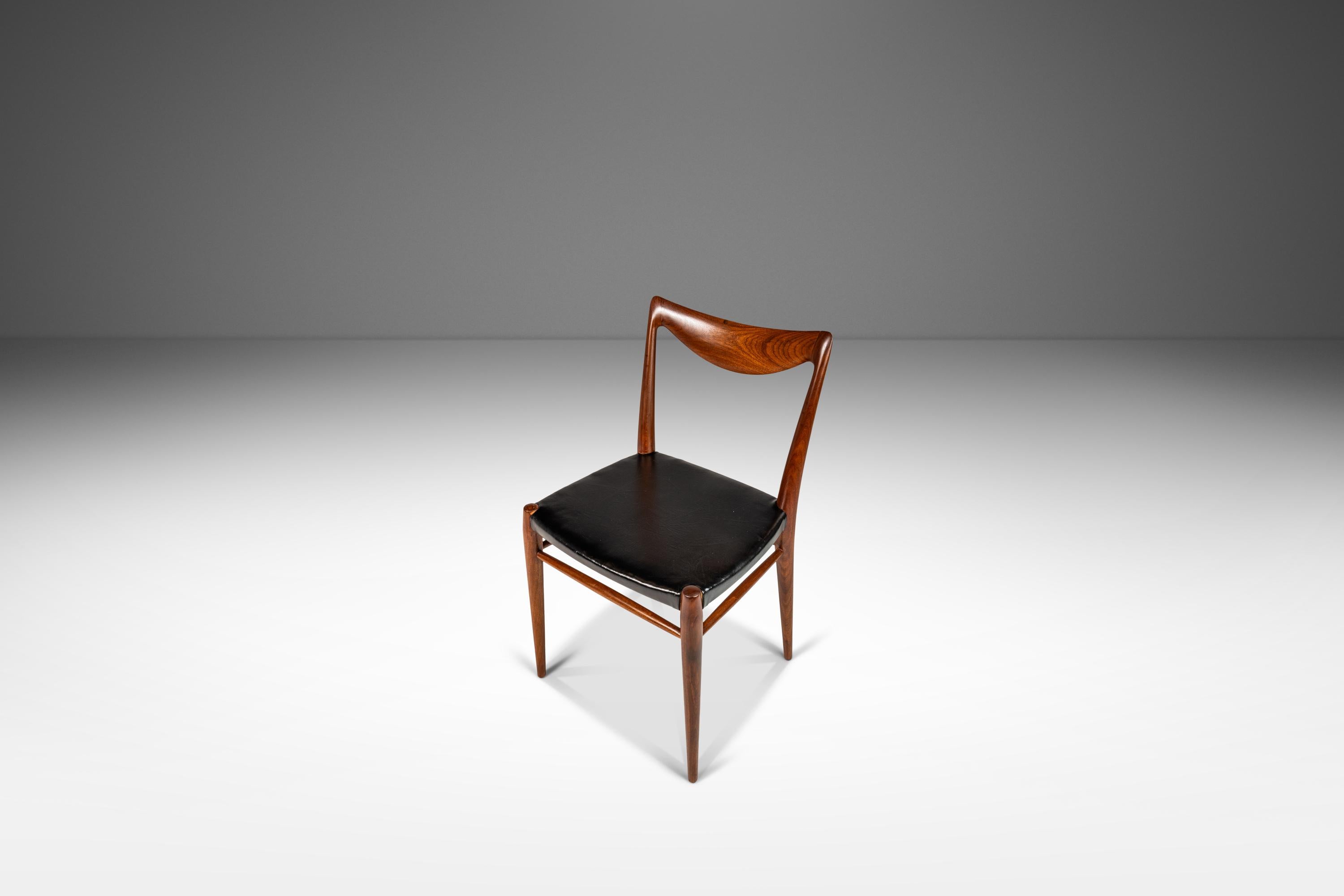 Bambi-Stuhl aus Teakholz von Rolf Rastad & Adolf Relling für Gustav Bahus, ca. 1960er Jahre (Mitte des 20. Jahrhunderts) im Angebot