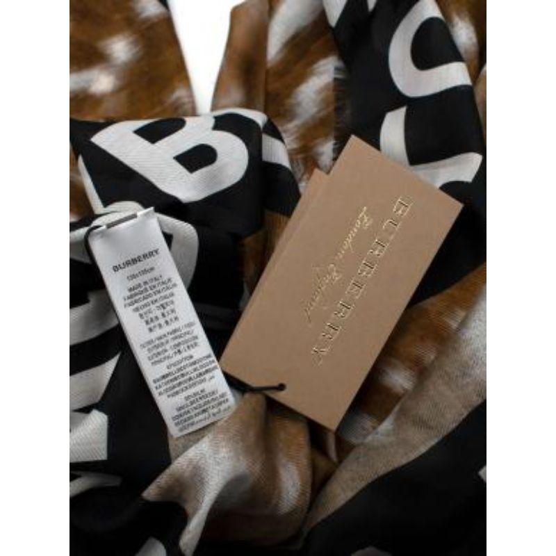 Bambi print silk-cotton shawl 4