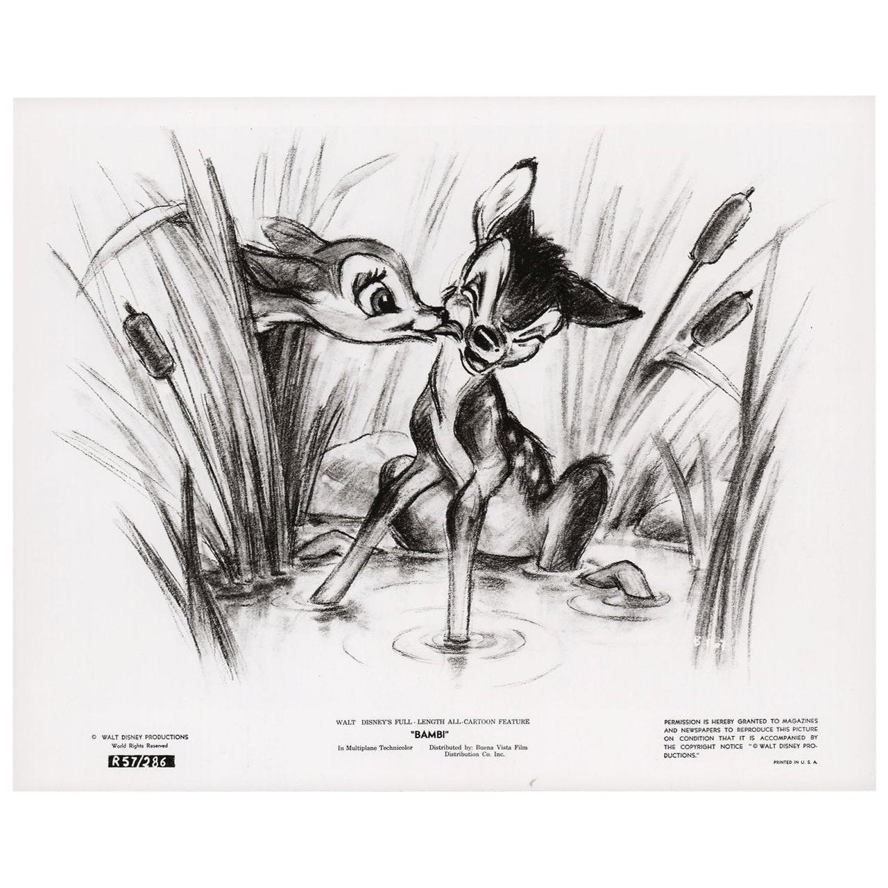 “Bambi” R1957 U.S. Silver Gelatin Single-Weight Photo