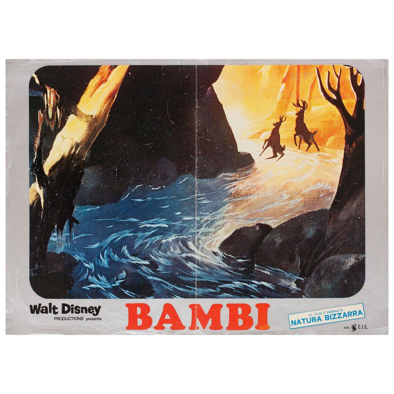 Bambi R1970s Italian Fotobusta Film Poster