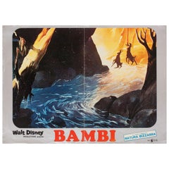 Vintage Bambi R1970s Italian Fotobusta Film Poster