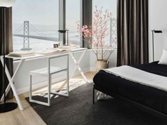 Bambi Tisch in Schwarz matt lackiert von Nendo für Cappellini