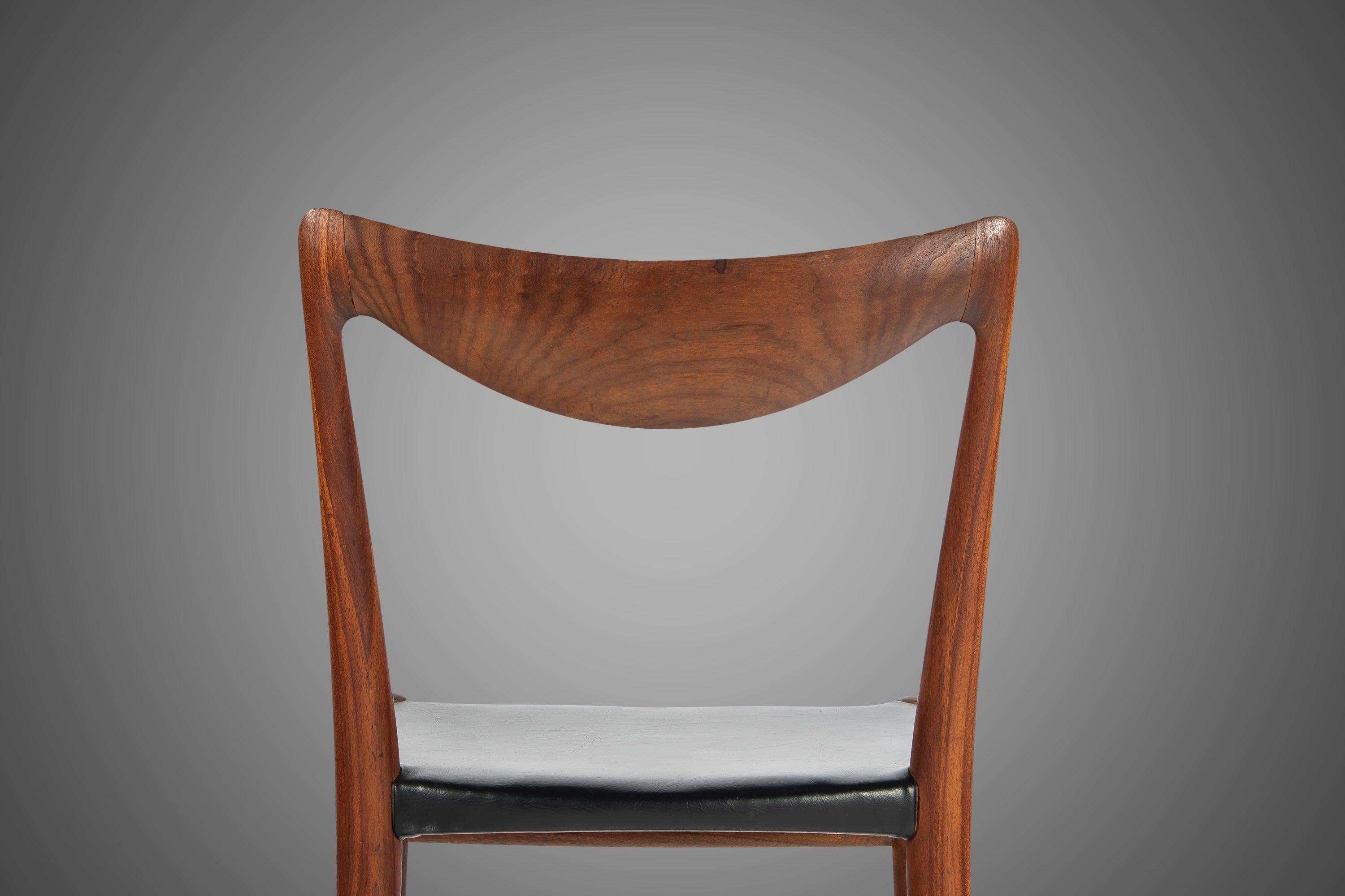 Bambi Teak Dining Chair by Rolf Rastad & Adolf Relling for Gustav Bahus, Norway In Good Condition In Deland, FL