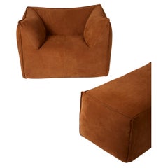 "Bambole" armchair and ottoman by Mario Bellini