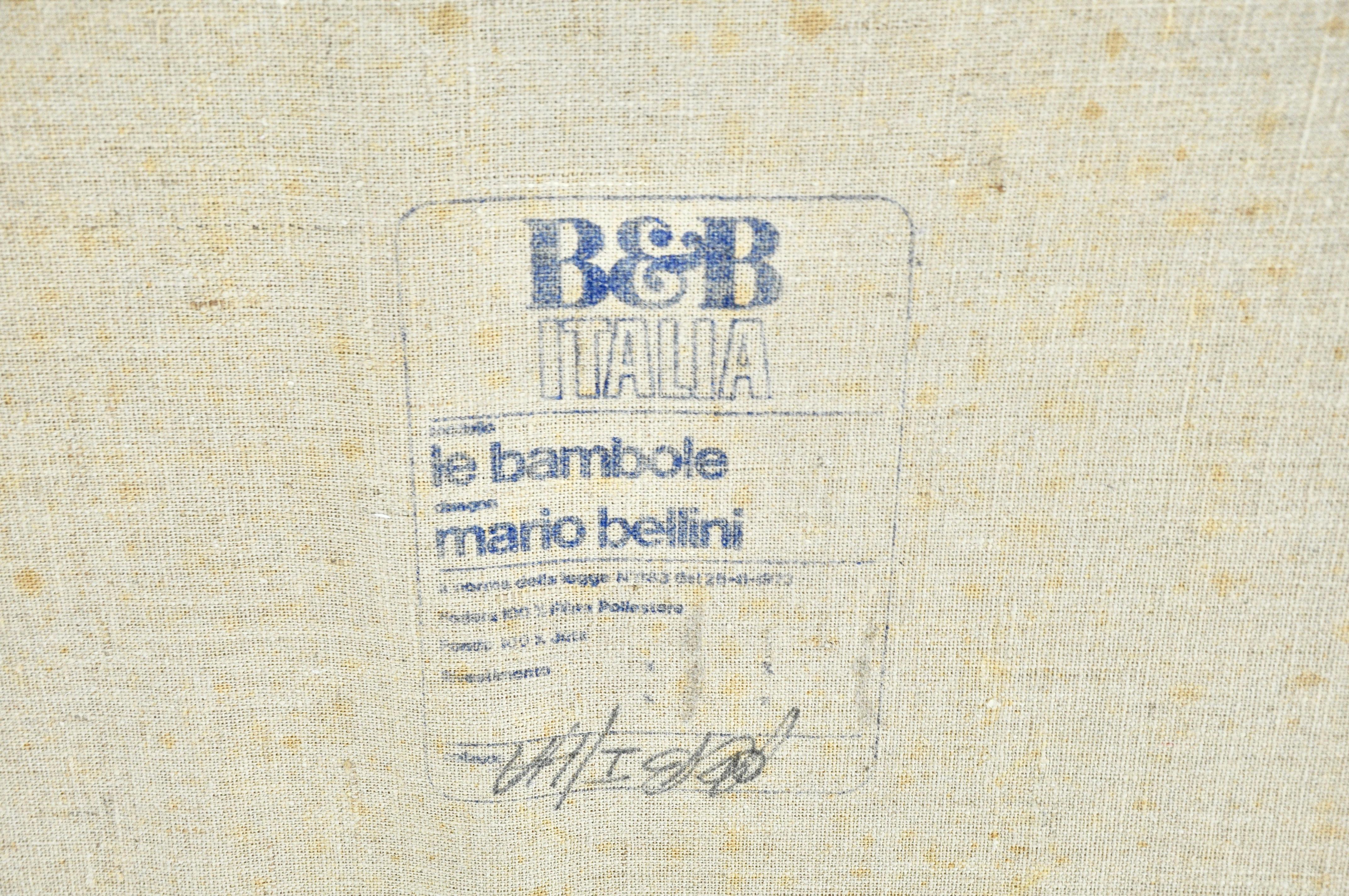 Bambole-Bett von Mario Bellini für B&B Italia, 1970 im Angebot 4