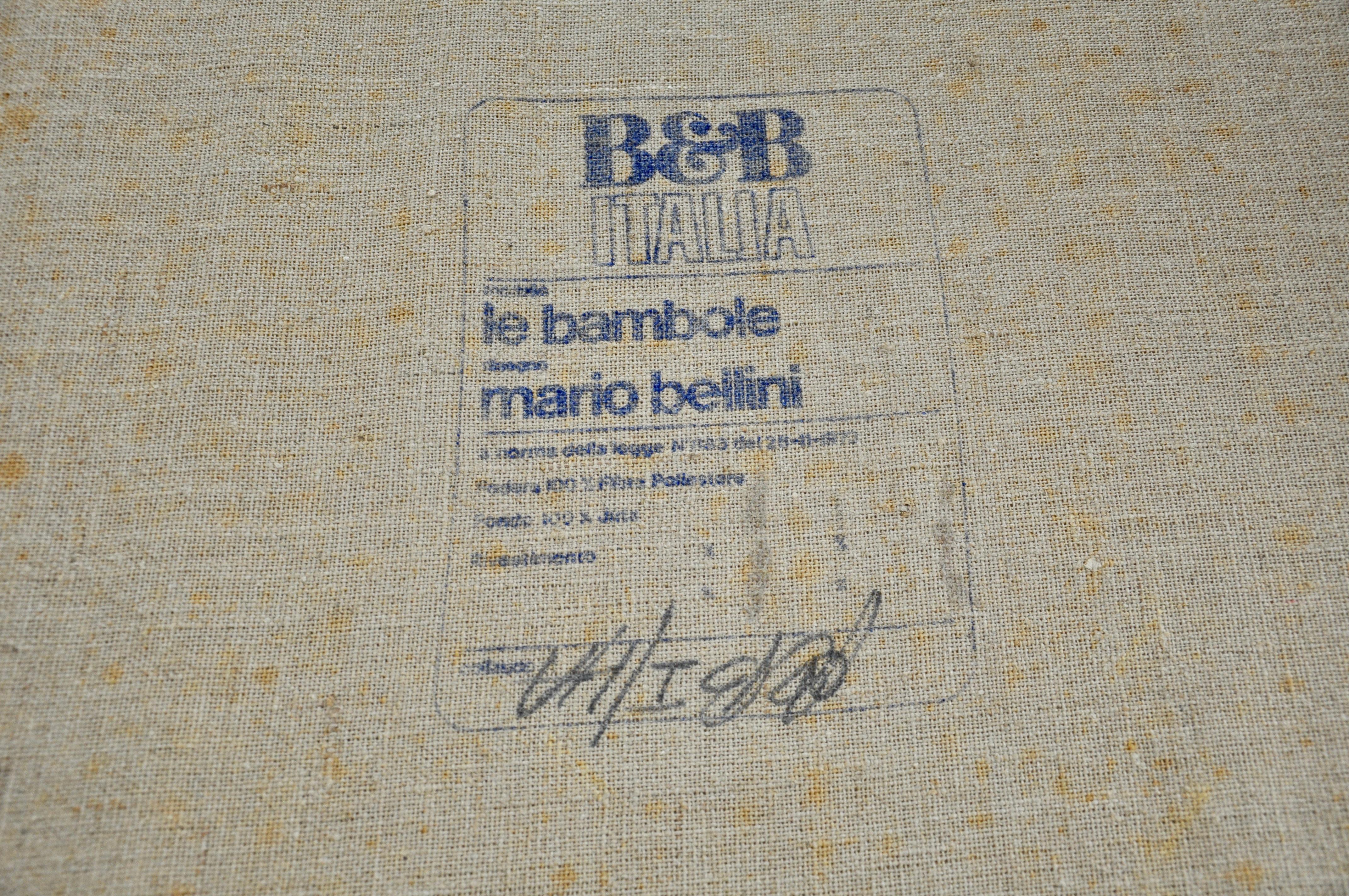 Bambole Daybed by Mario Bellini for B&B Italia, 1970s 5