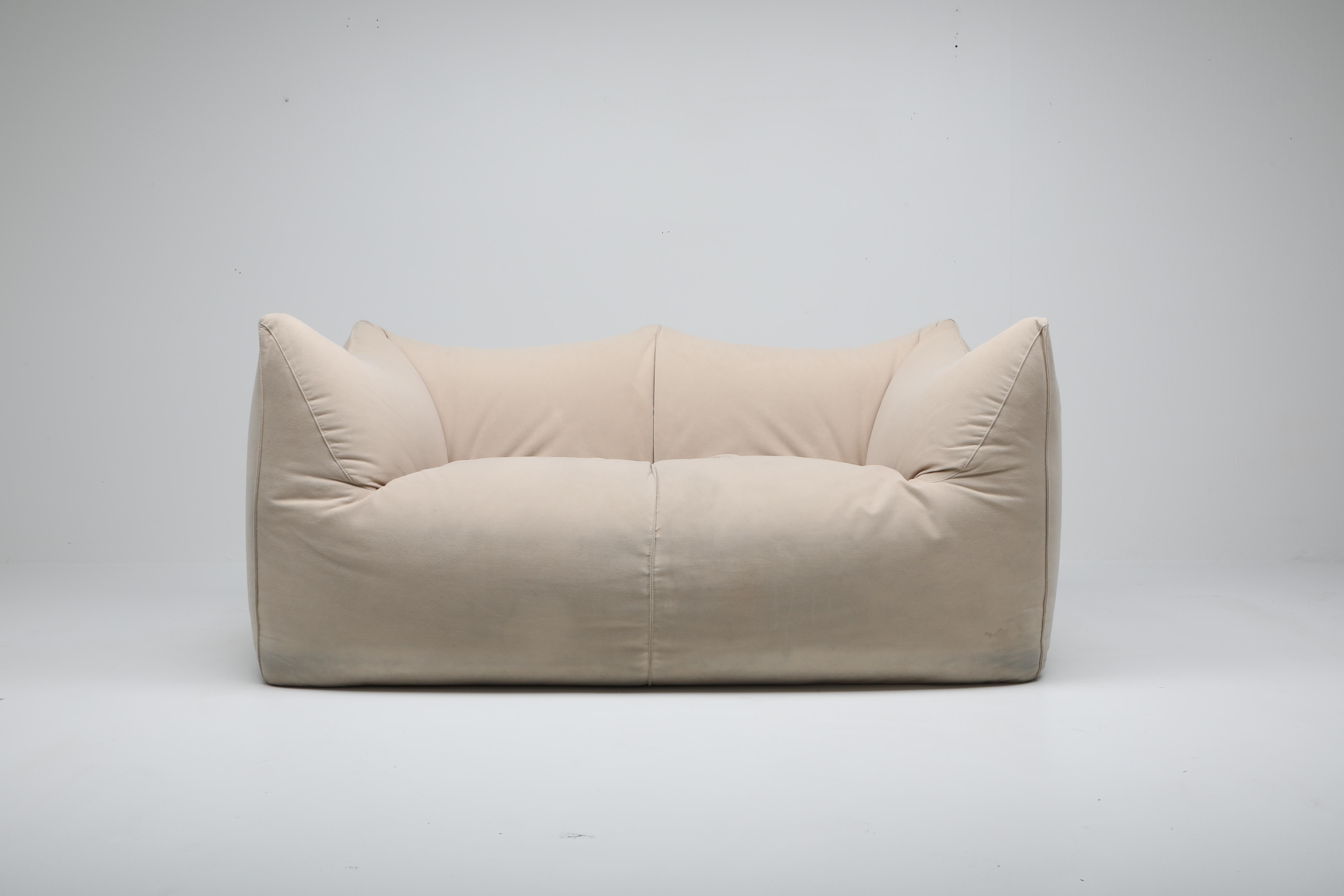 Fabric Bambole Loveseat by Mario Bellini