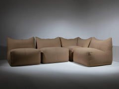 Iconic "Bambole" Sectional Corner Sofa by Mario Bellini for B&B Italia, 1972