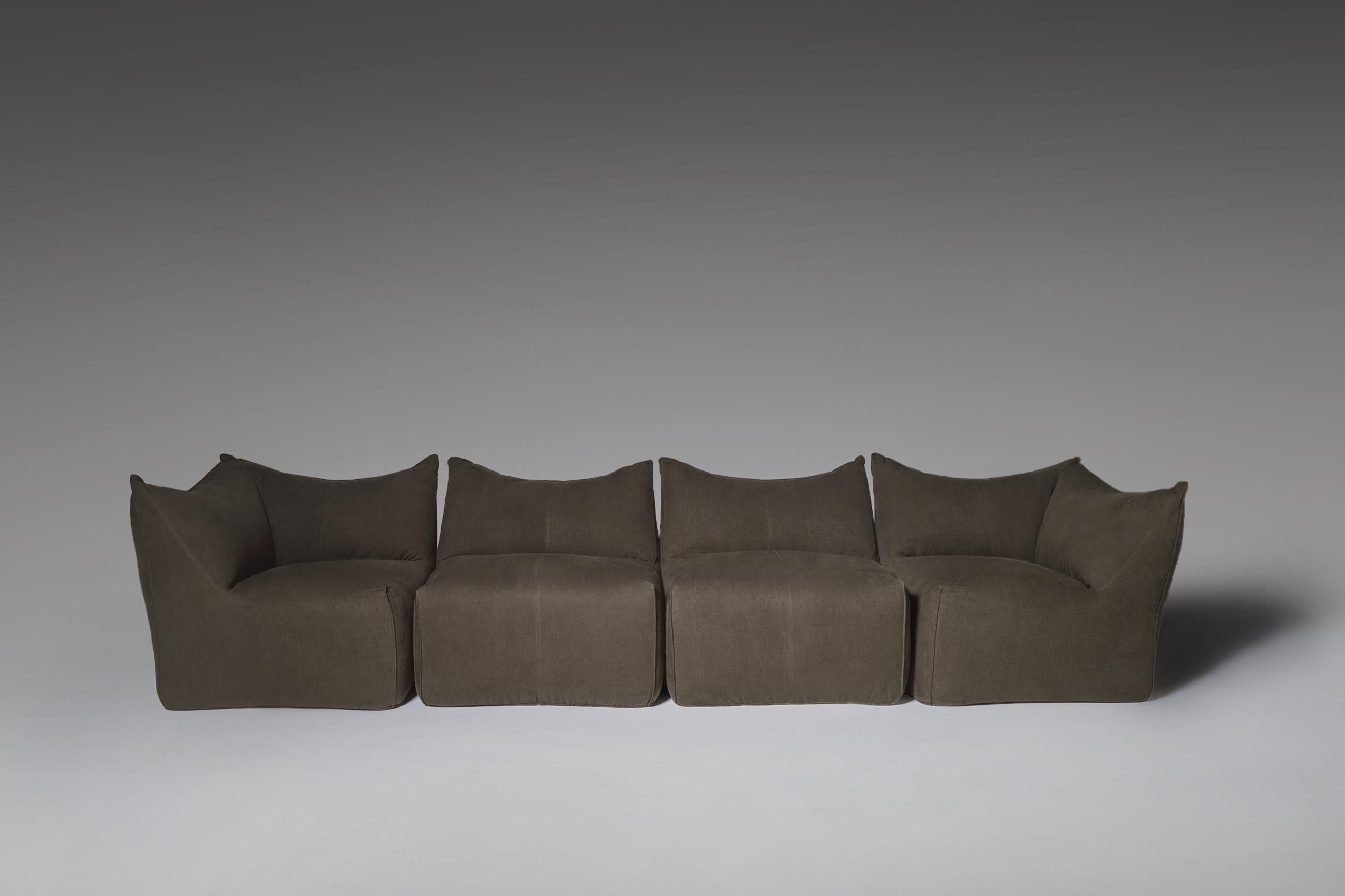 European Bambole Sectional Sofa by Mario Bellini for B&B Italia