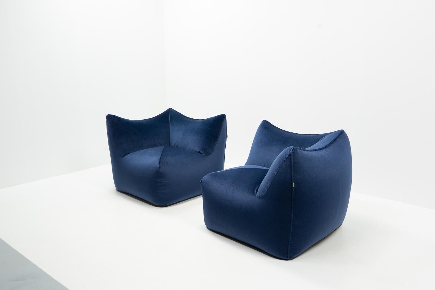 Mid-Century Modern Bambole Sofa / Lounge Chair by Mario Bellini for B&B Italia, 1980s