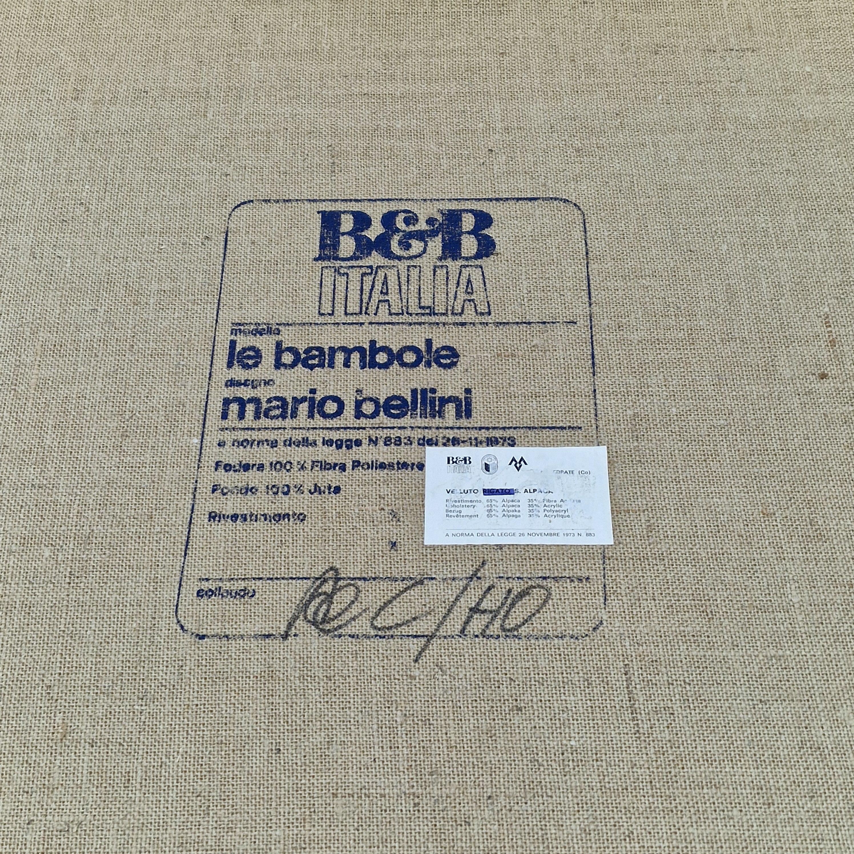 Letto Bamboletto o Daybed di Mario Bellini per B&B Italia, anni '70 in vendita 11