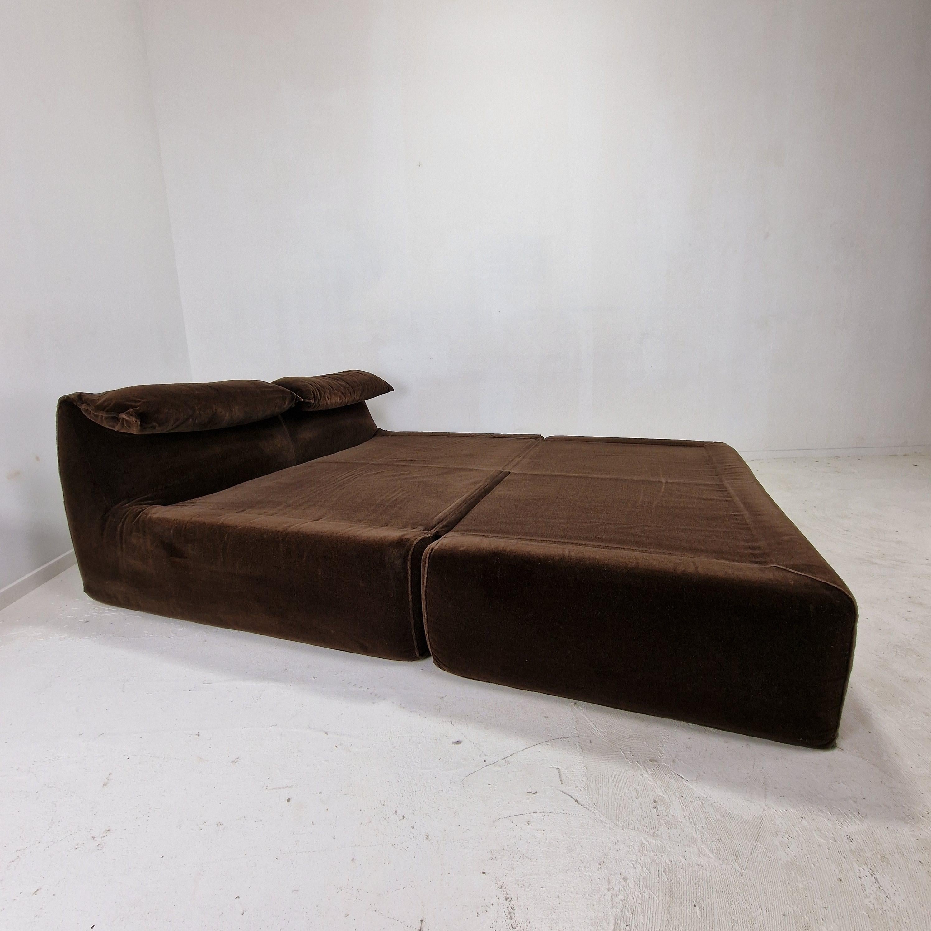 Fine XX secolo Letto Bamboletto o Daybed di Mario Bellini per B&B Italia, anni '70 in vendita