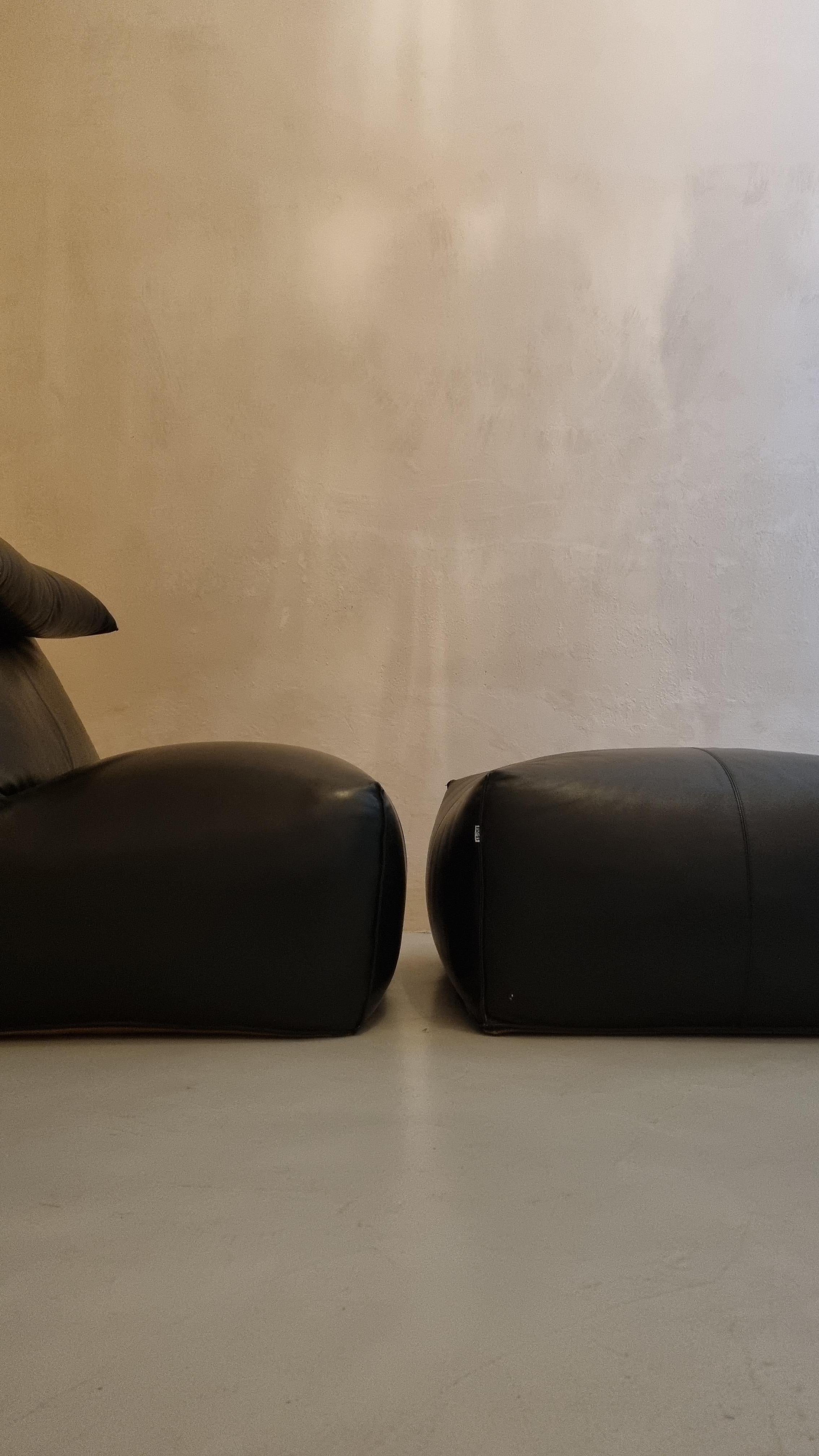 Mid-Century moderno Bamboleuse di Mario Bellini per B&B Italia 1970 in vendita