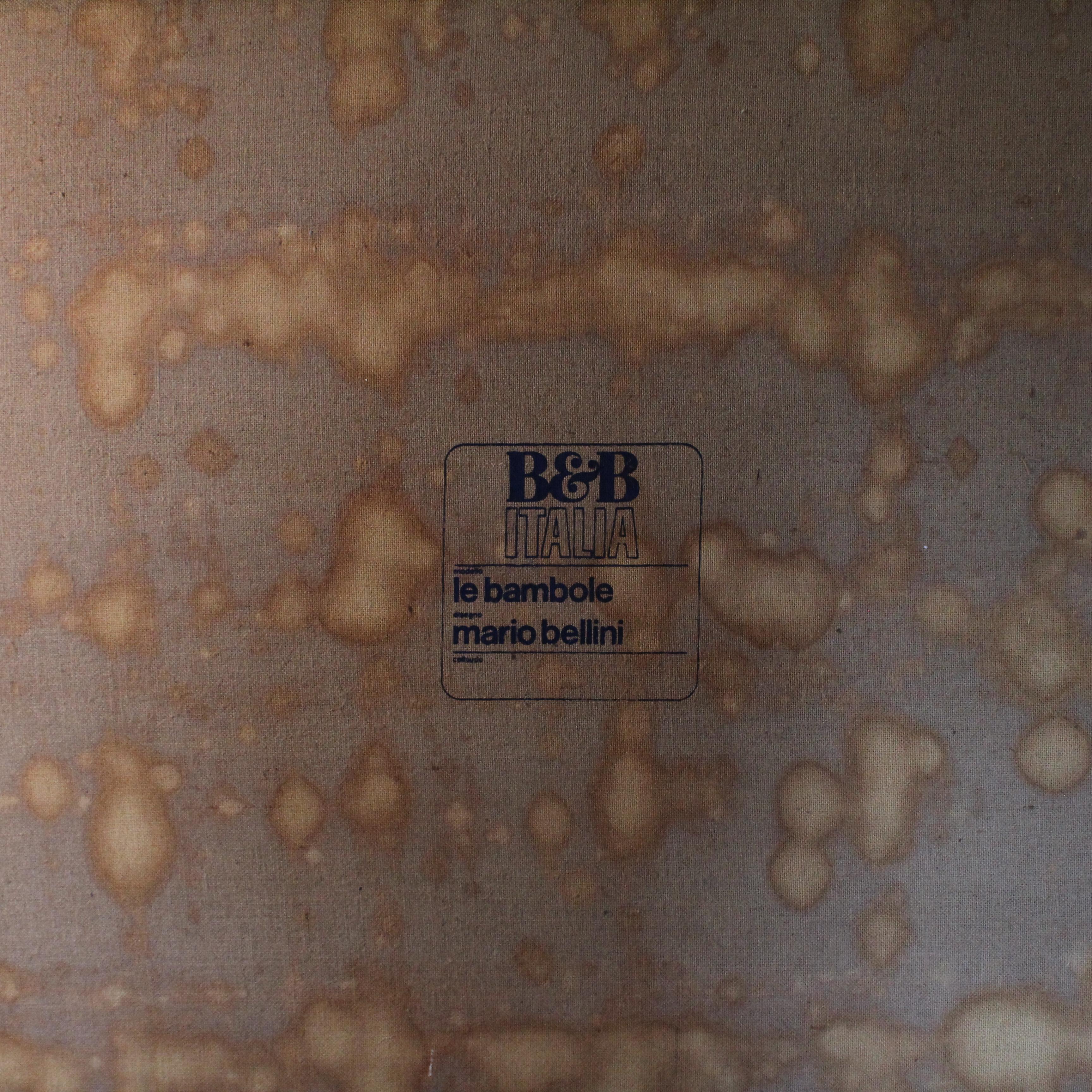 Velvet Bamboletto Bed, Mario Bellini, b&b