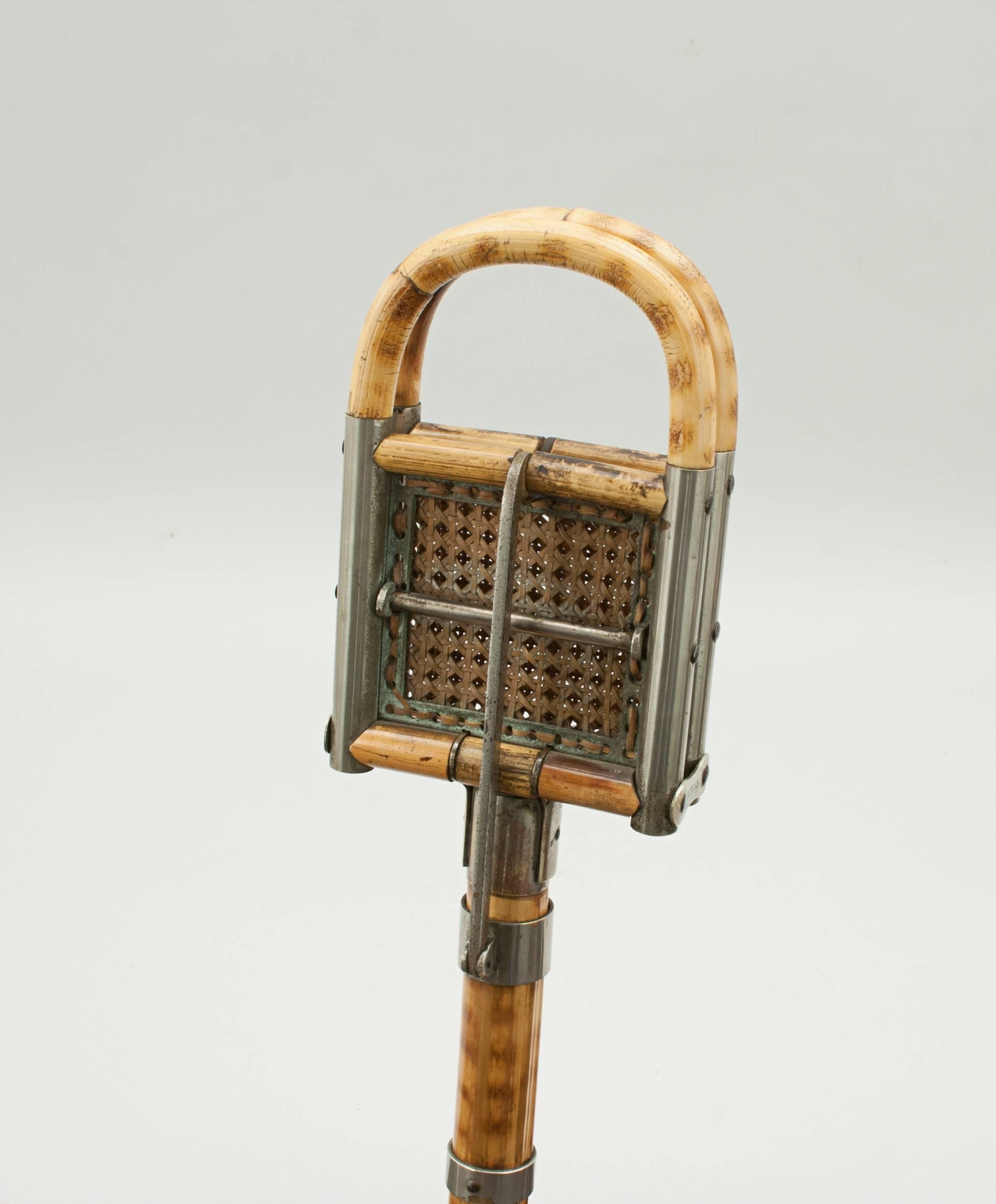 Early 20th Century Bamboo and Cane Shooting Stick