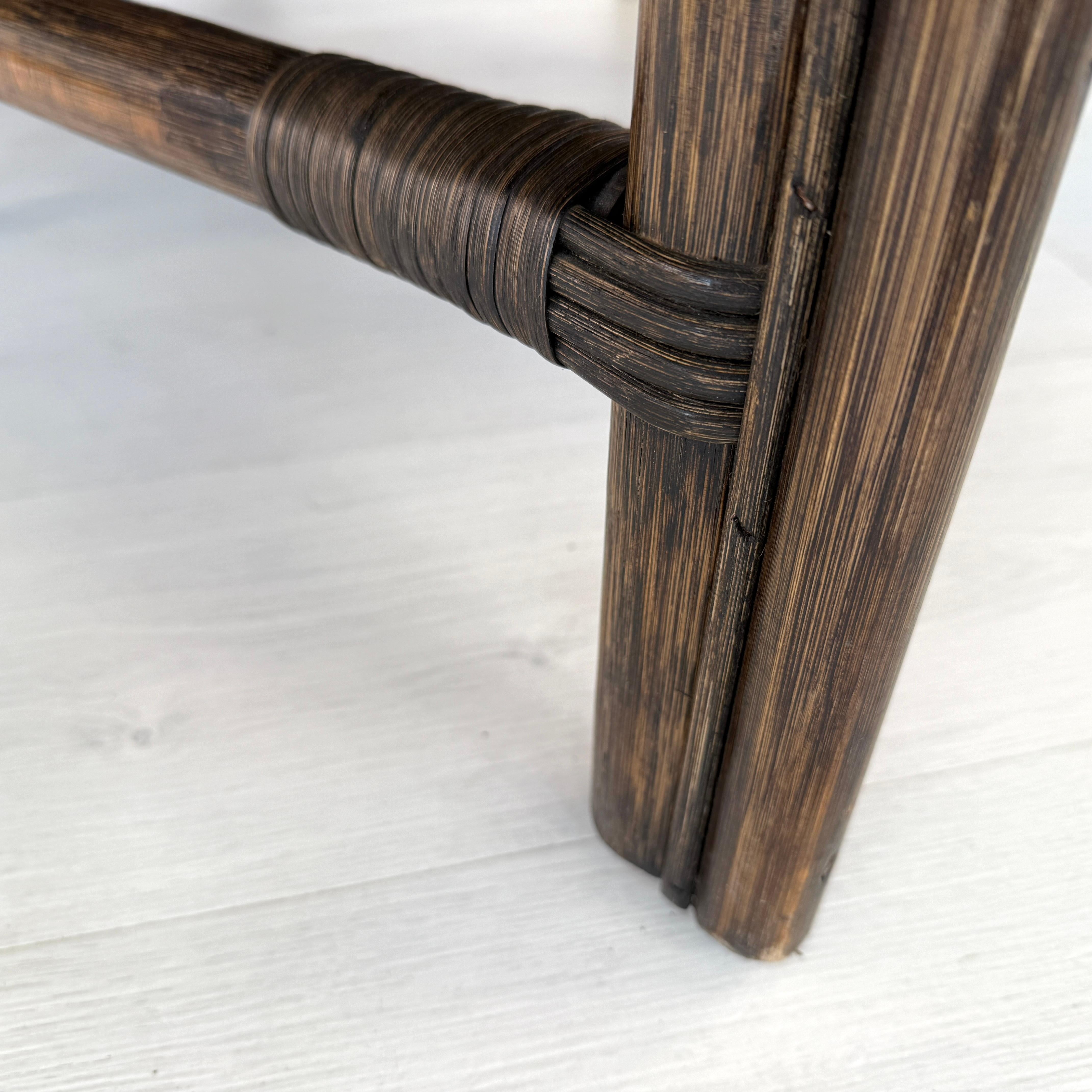 Bamboo 2-seat Sofa Manner of Rohe Noordwolde For Sale 5