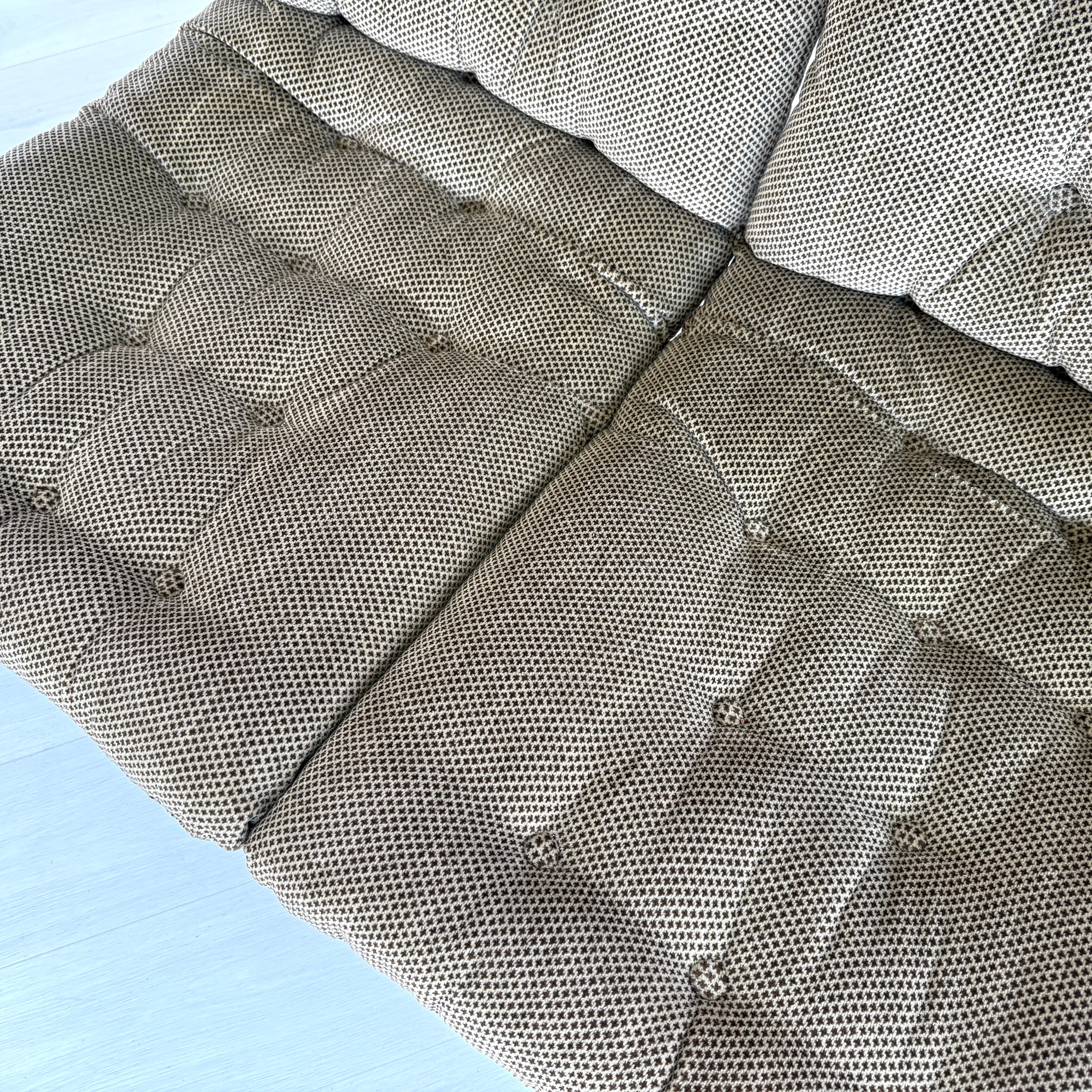 Fabric Bamboo 2-seat Sofa Manner of Rohe Noordwolde For Sale