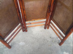 Bamboo and Cane 3 Screen Divider