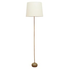 Bamboo and Ceramic Floor Lamp