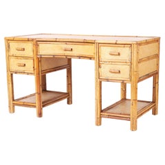 Bamboo and Grasscloth Desk