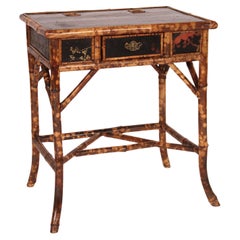 bamboo and Lacquer Writing Table