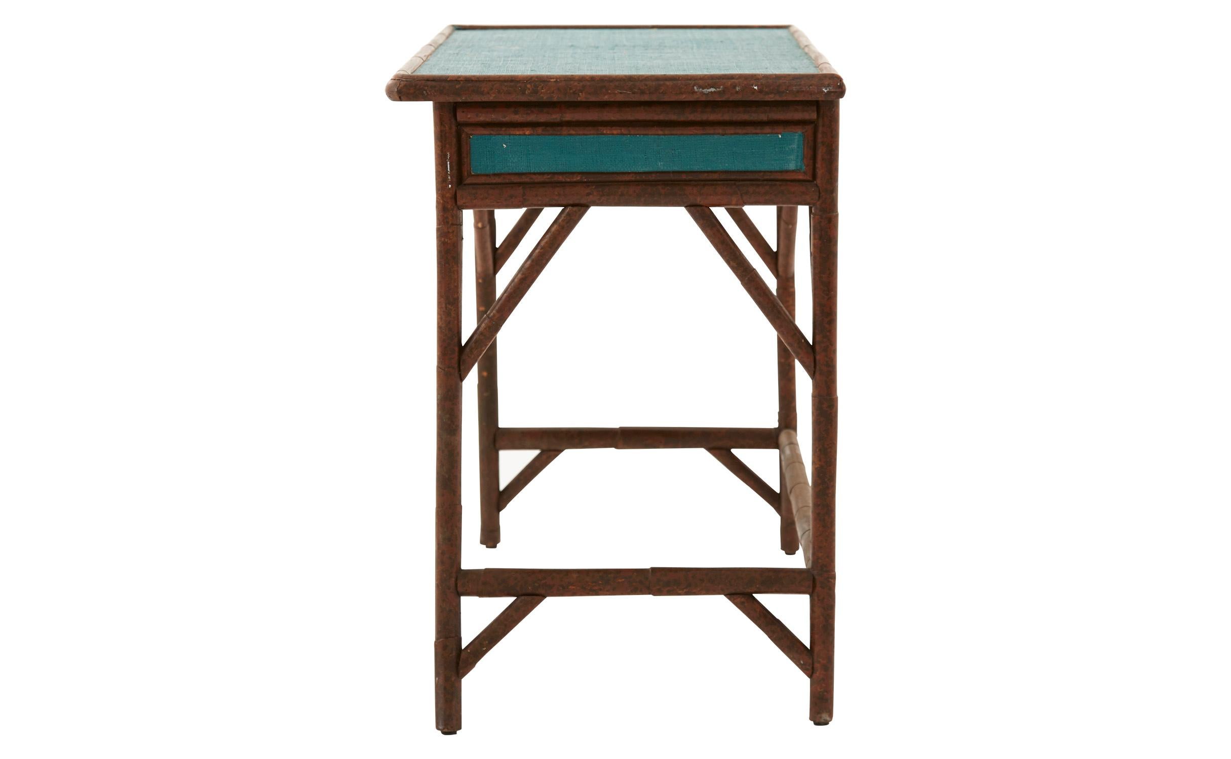 grasscloth desk