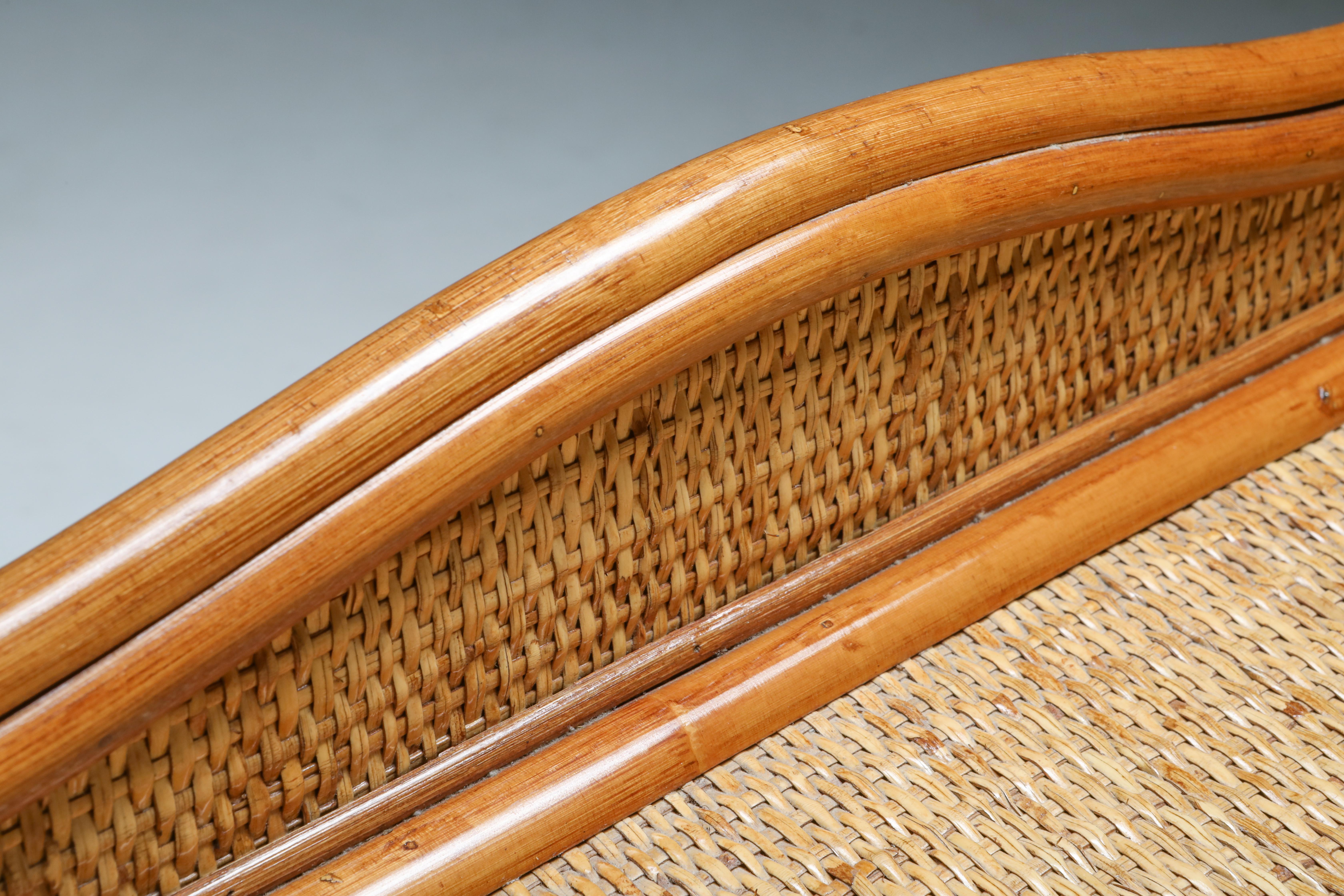 Bamboo and Rattan Bed Side Tables Vivai del Sud 1