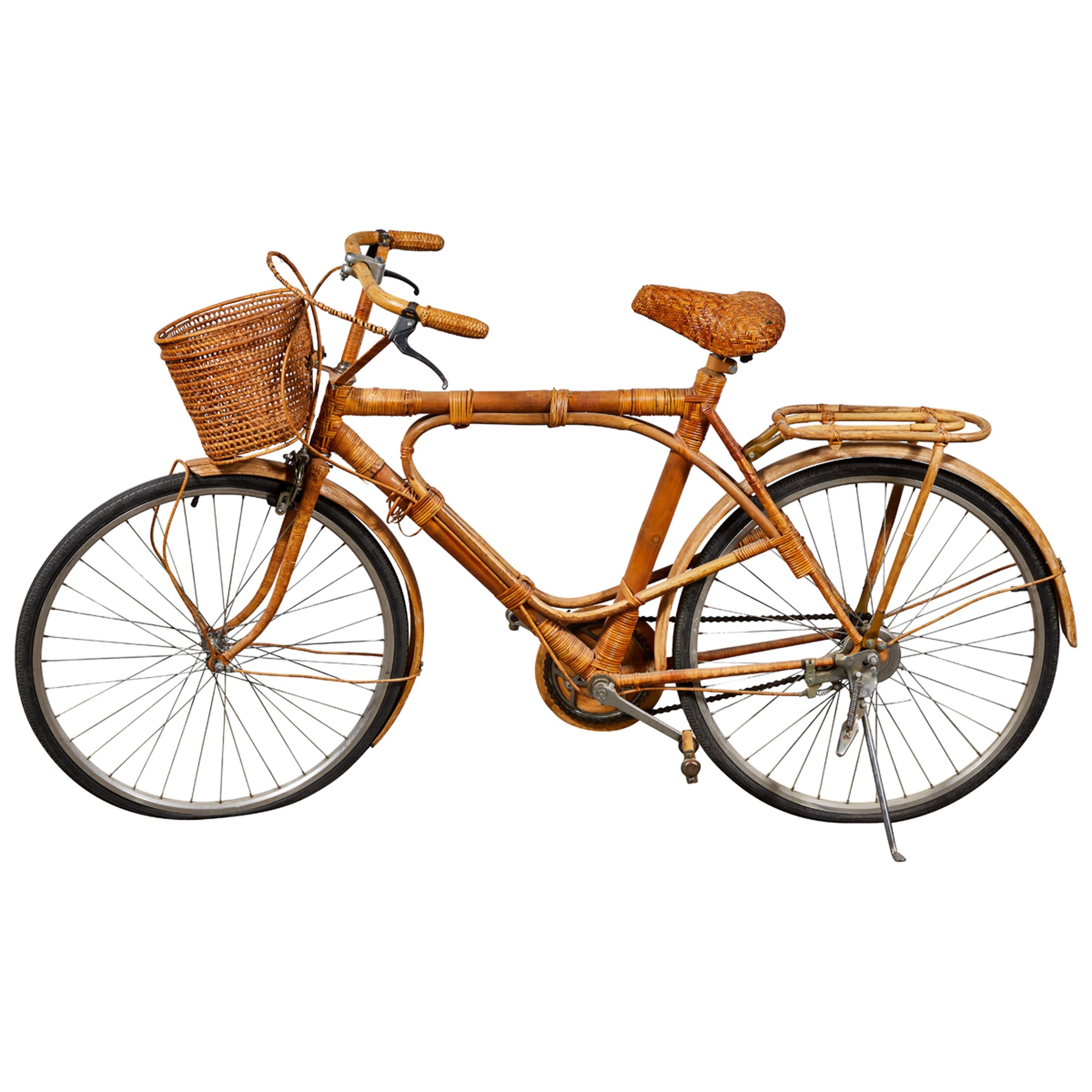 Bamboo and Rattan Bicycle