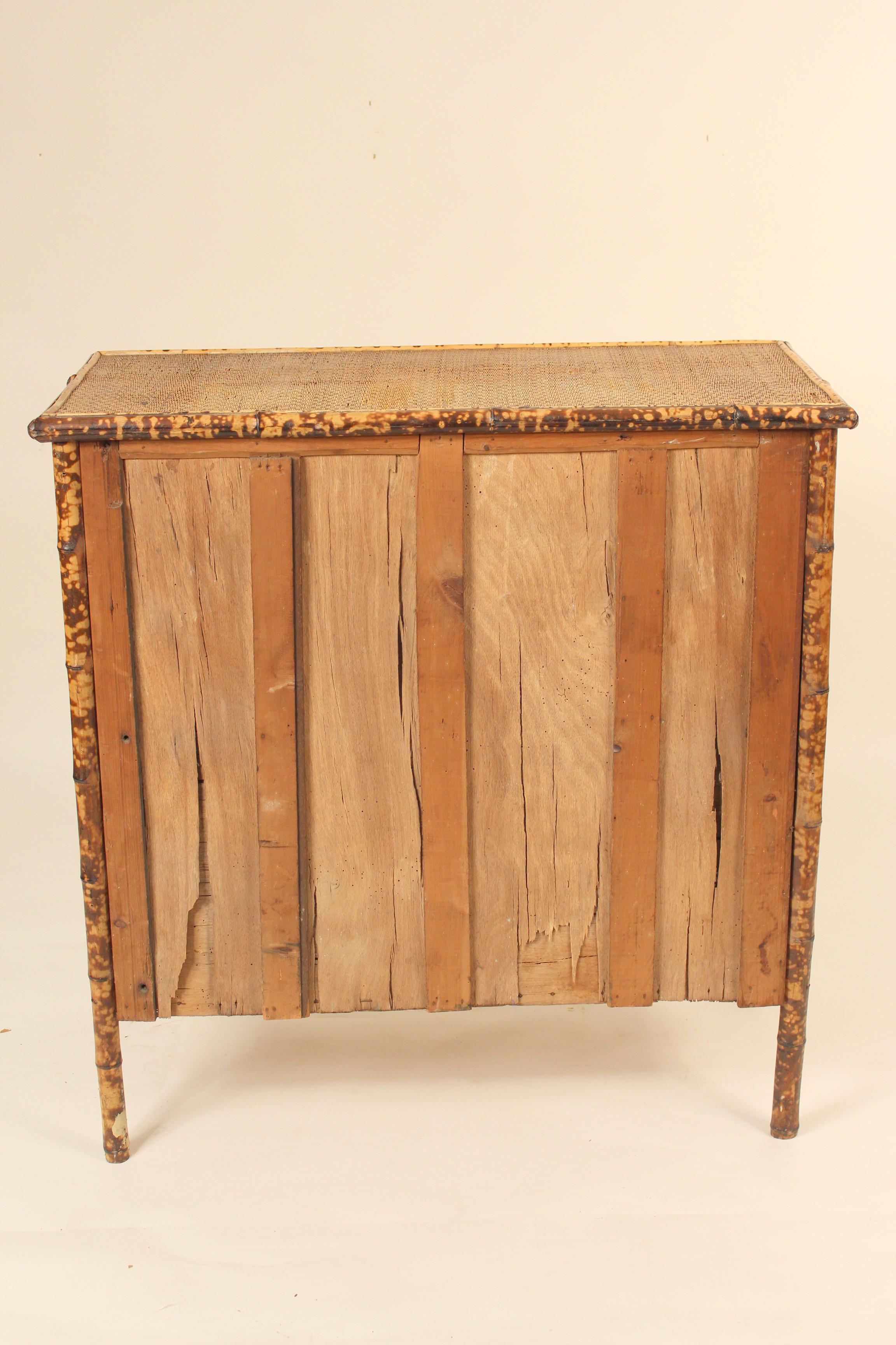 Bamboo and Rattan Chest of Drawers 1