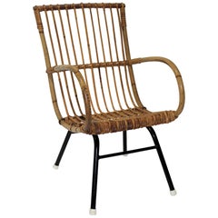 Bamboo and Rattan Childs Chair