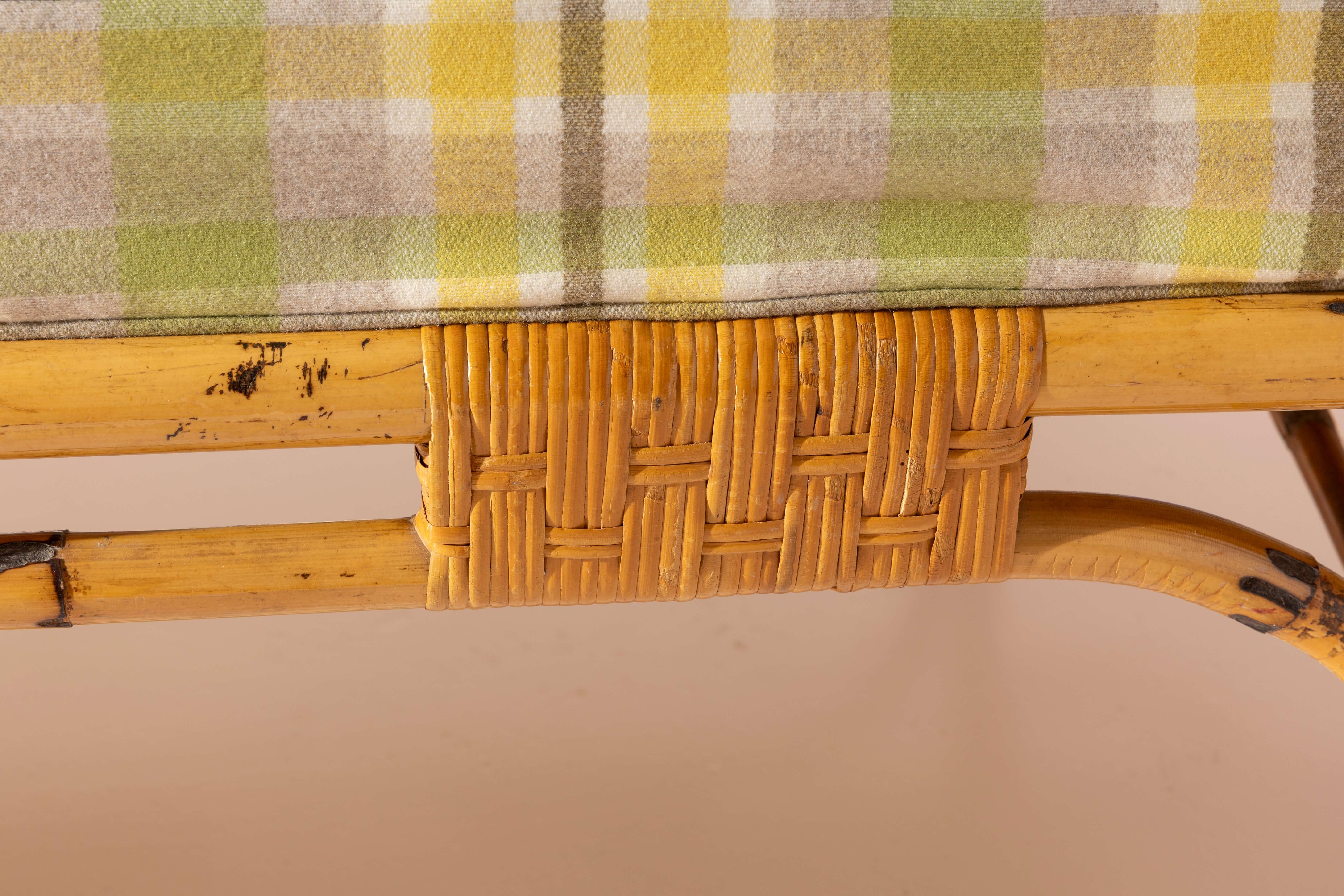 Cama de día de bambú y ratán, Italia, años 60 Bambú en venta