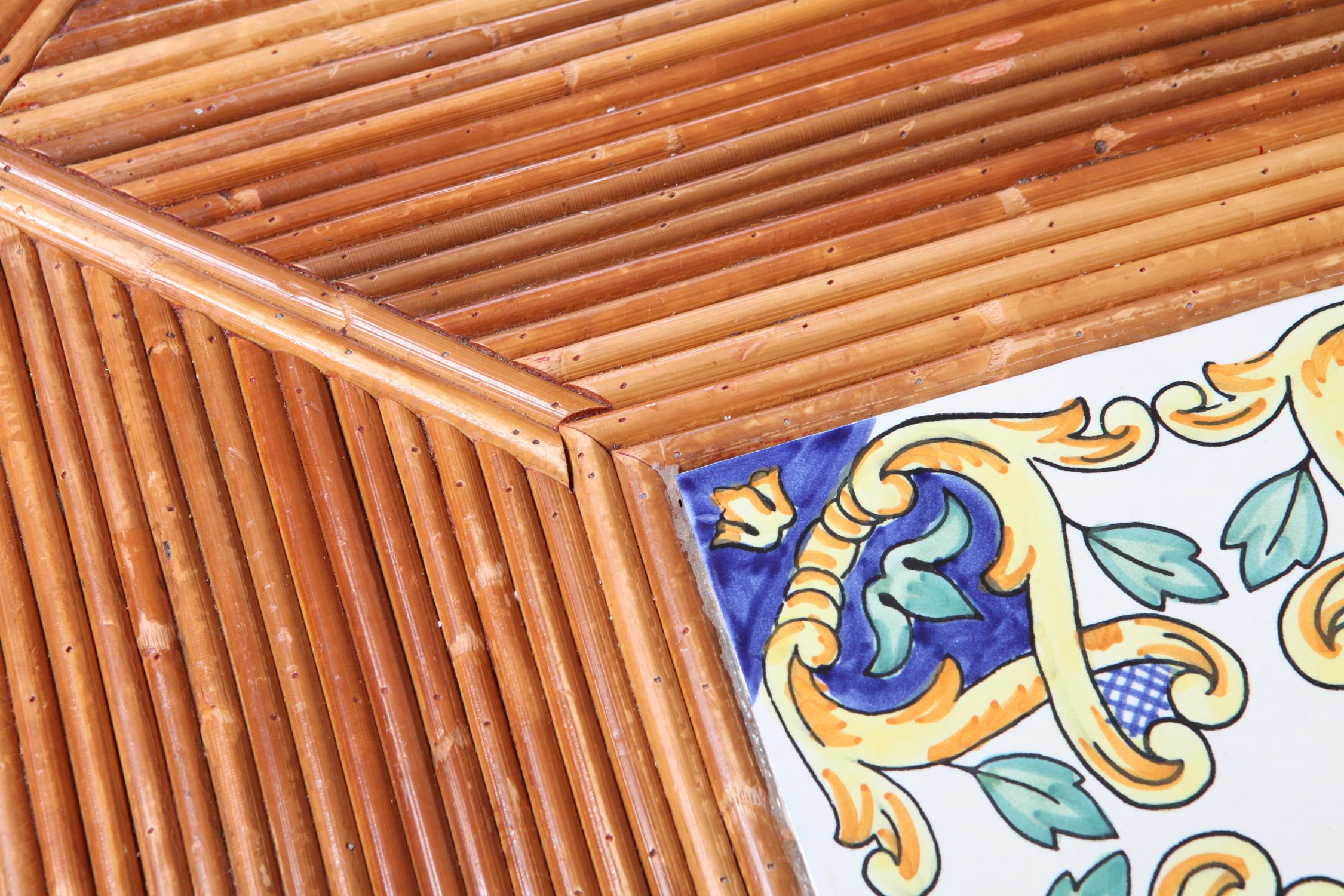 Credenza double face in bambù e rattan di Vivai del Sud 9