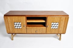 Bamboo and Rattan "French Riviera Style" Sideboard