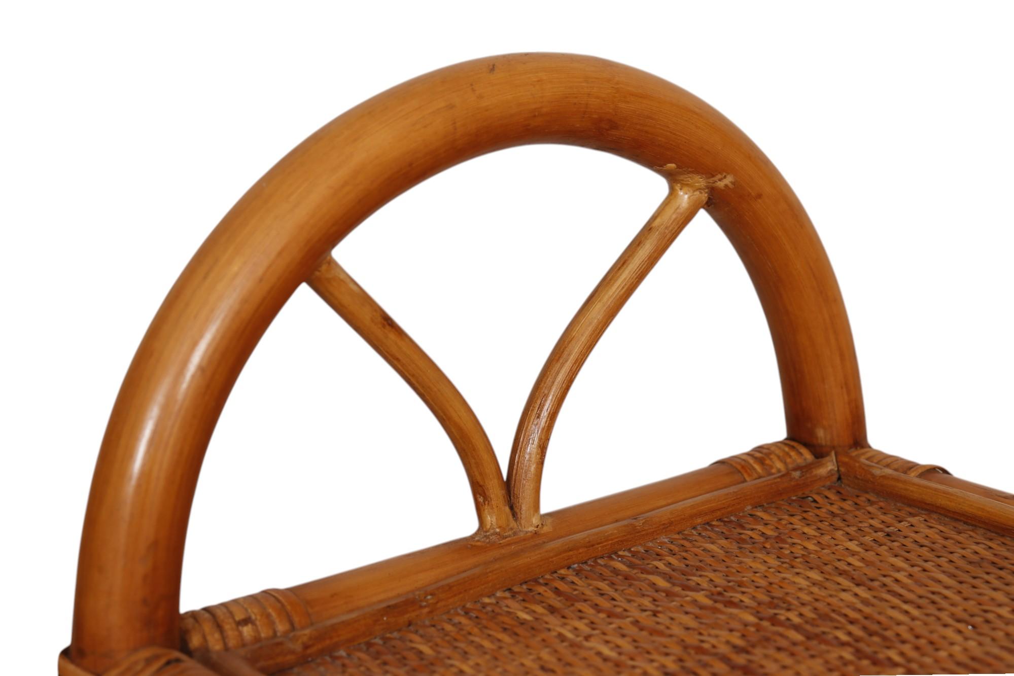 XX secolo Scaffali in bambù e rattan in vendita