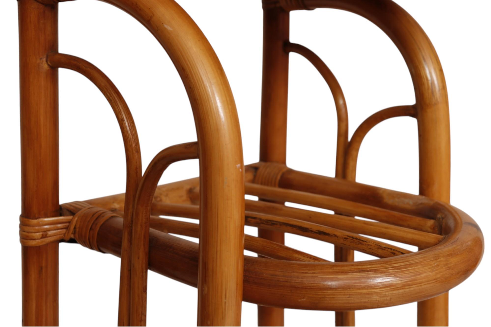 Bambù Scaffali in bambù e rattan in vendita