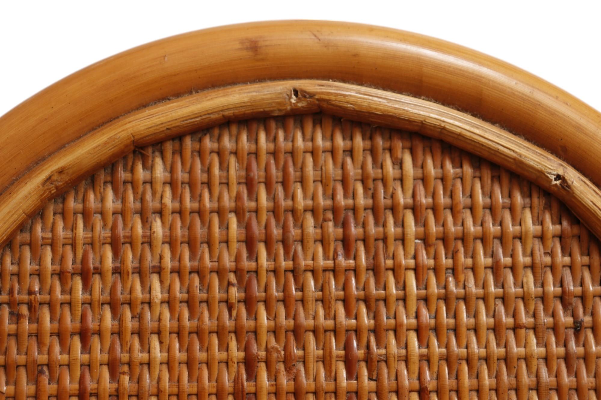 Scaffali in bambù e rattan in vendita 1