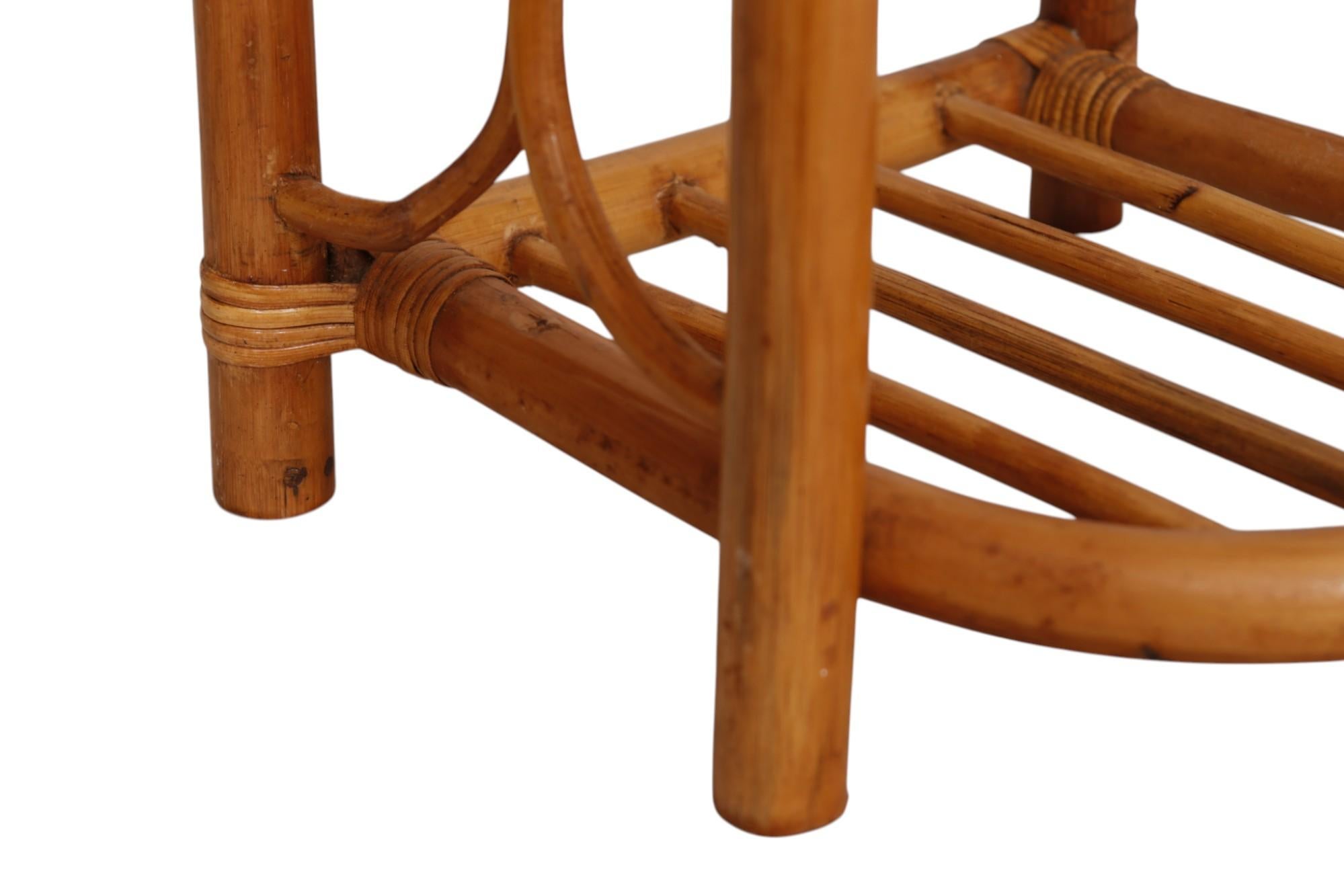 Scaffali in bambù e rattan in vendita 2