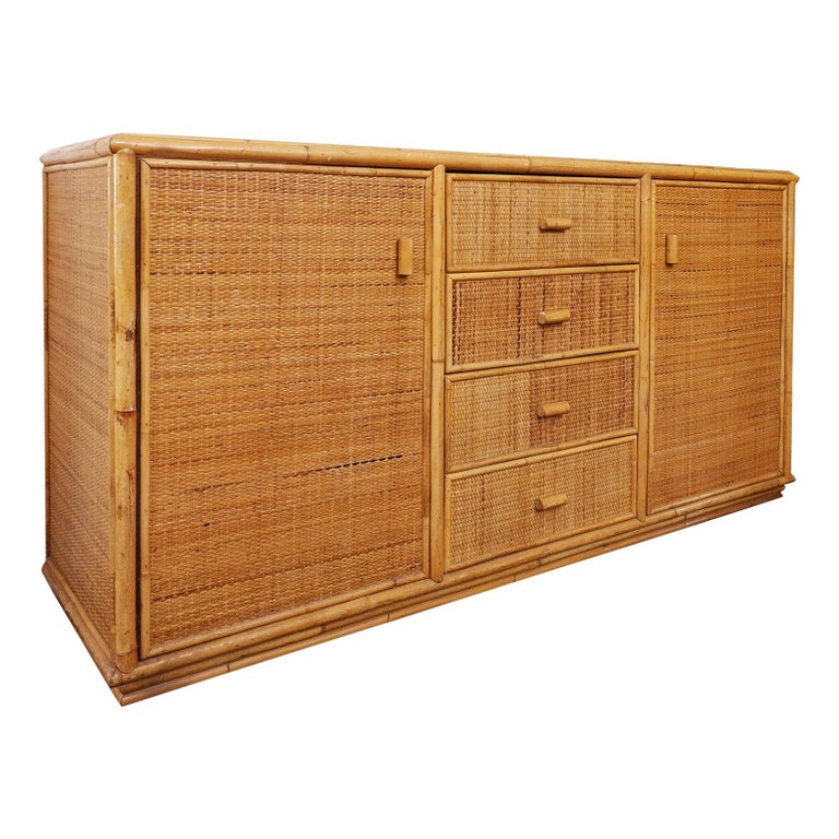 Bamboo And Rattan Sideboard at 1stDibs bamboo sideboard, rattan