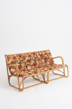 Bamboo and Rattan Sofa