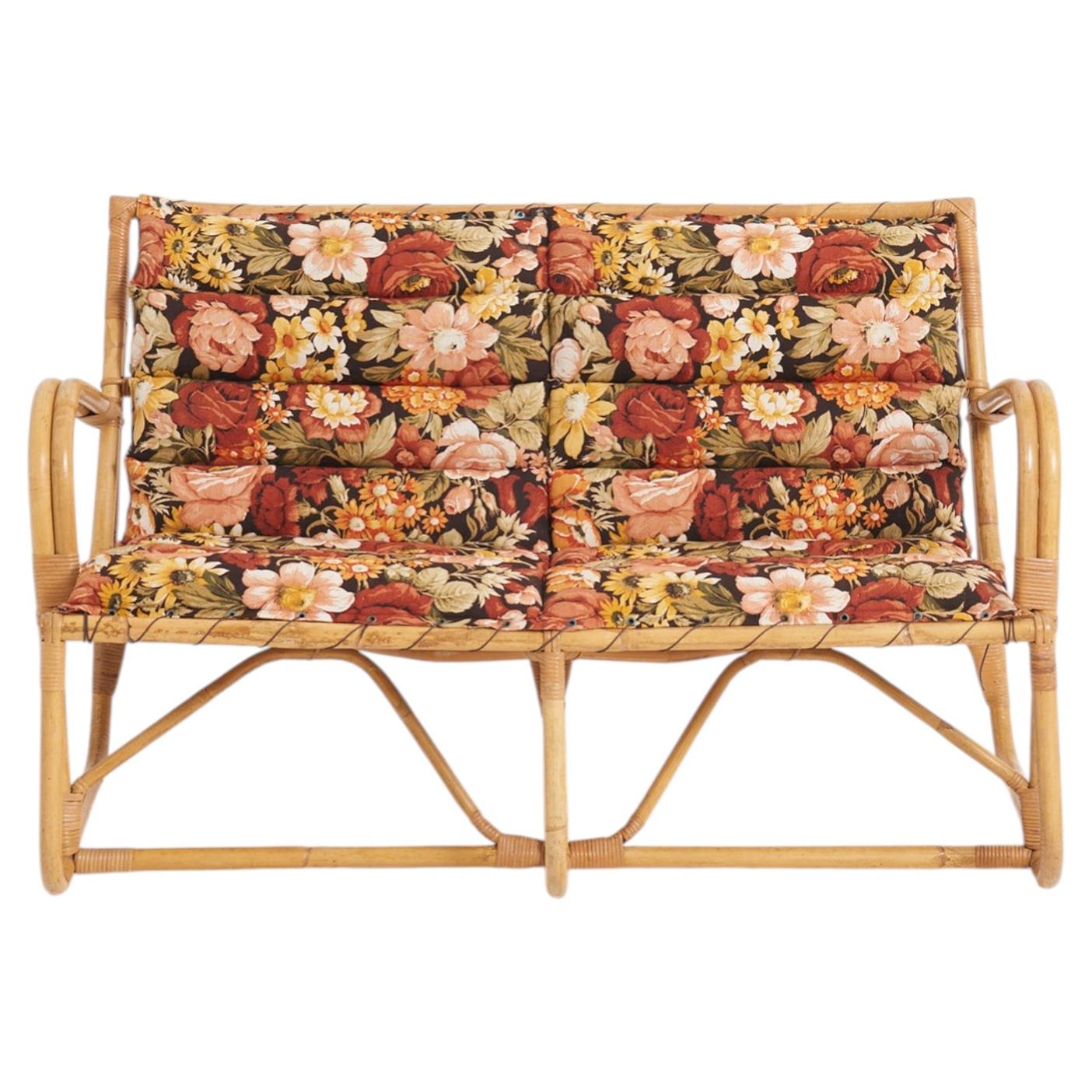 Bamboo and Rattan Sofa