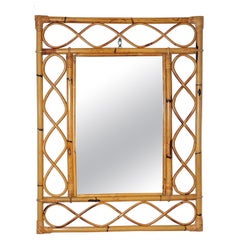 Bamboo and Rattan Surround Mirror