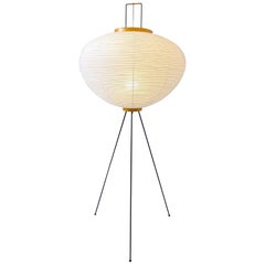 Bamboo and Washi Paper Tripod Floor Lamp by Isamu Noguchi