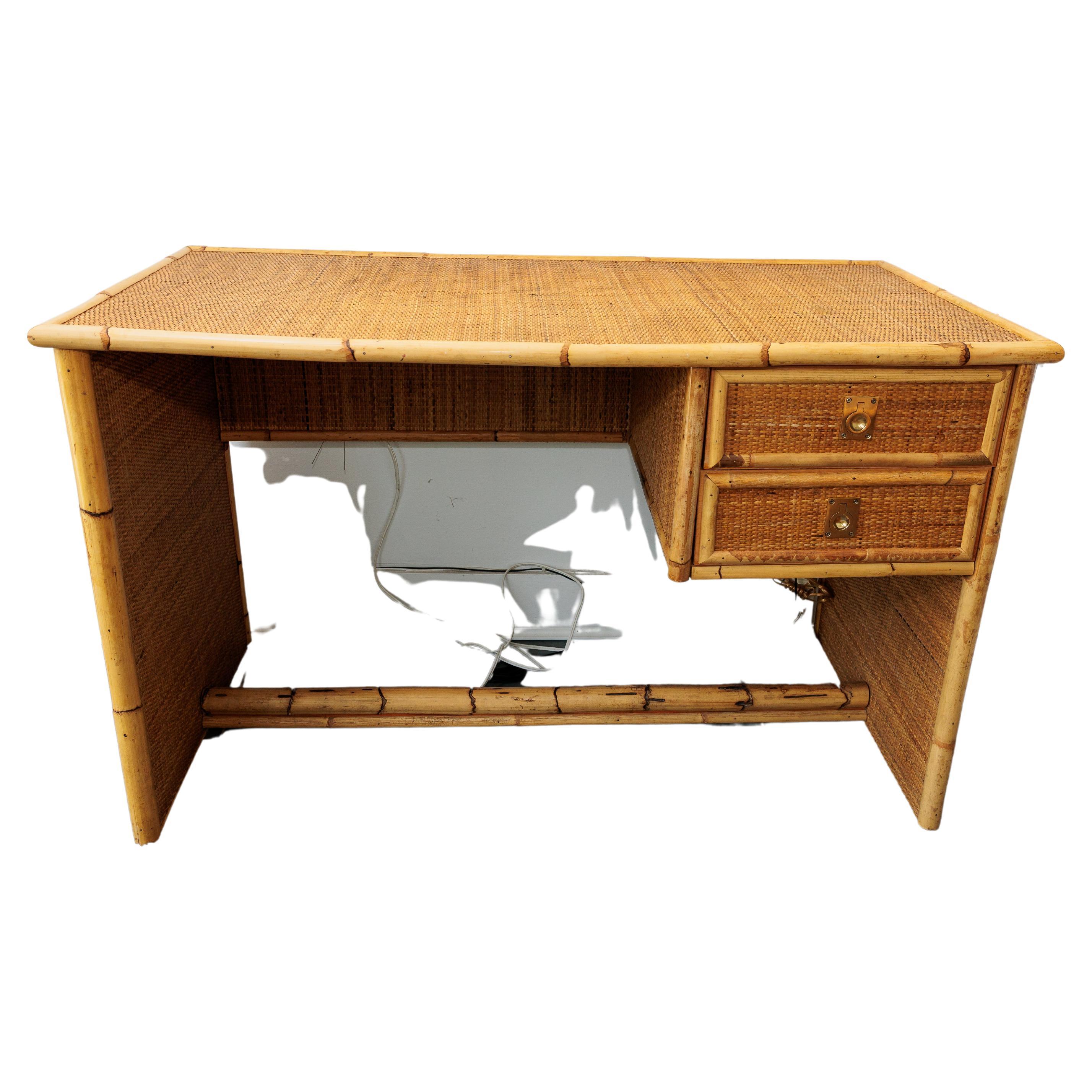 Desk not only provides function but also provides textured design.
